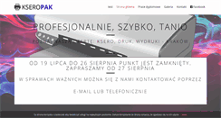 Desktop Screenshot of kseropak.pl